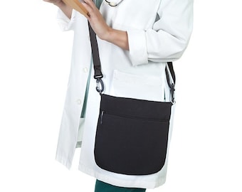 Tablet Holster Pouch with Shoulder Sling • Waitress, Nurse, Medical • Made in USA