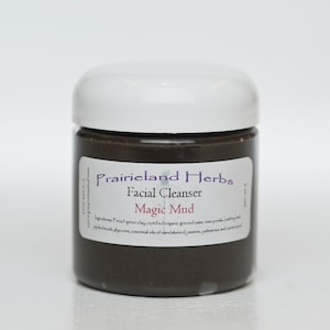 Magic Mud - organic all natural clay based exfoliating facial masque and cleanser