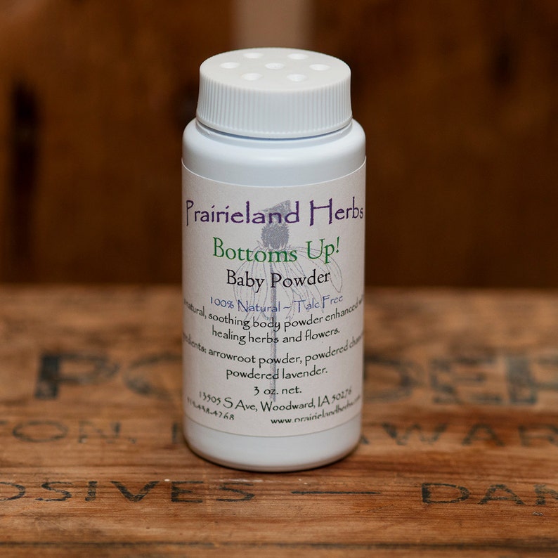 Bottoms Up Baby Powder natural talc free fragrance free Etsy