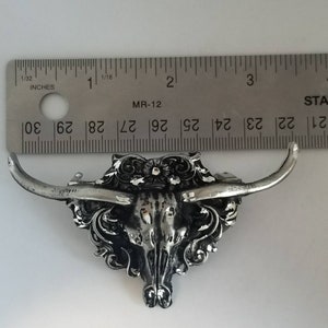 Longhorn skull barrette image 4