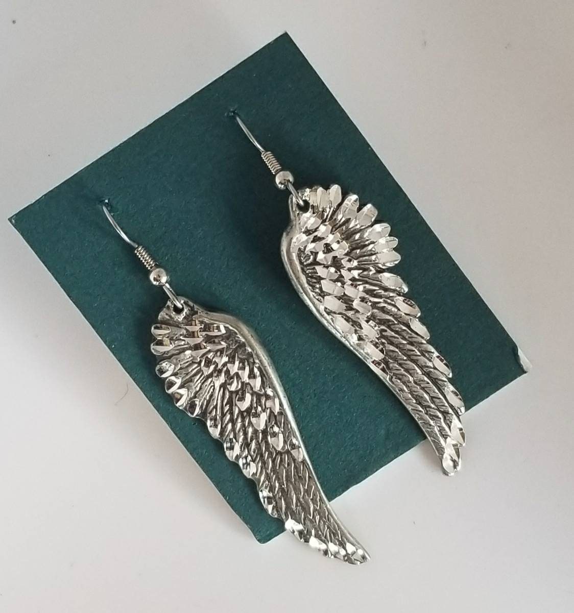 Angel Wing Feather Earrings - Dainty 4.5cm Tiny Wing Stud Earrings For Women