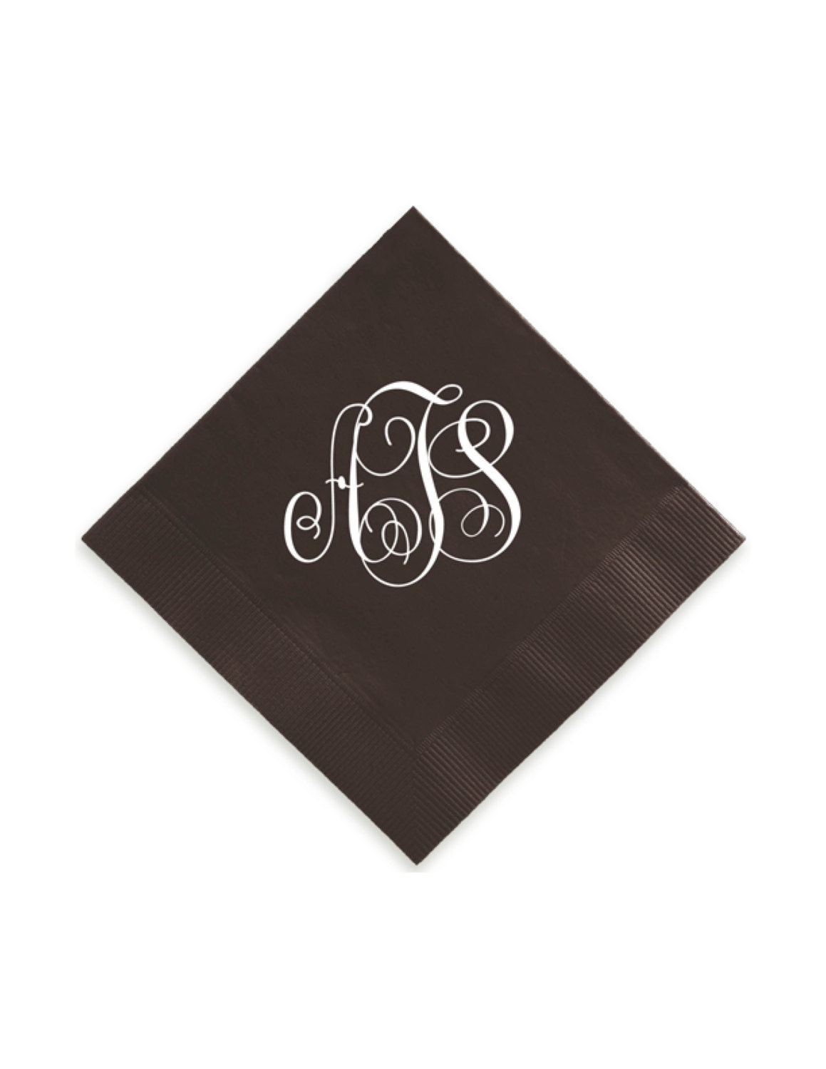 Classic Monogram Napkins Monogram Guest Towels Wedding Etsy