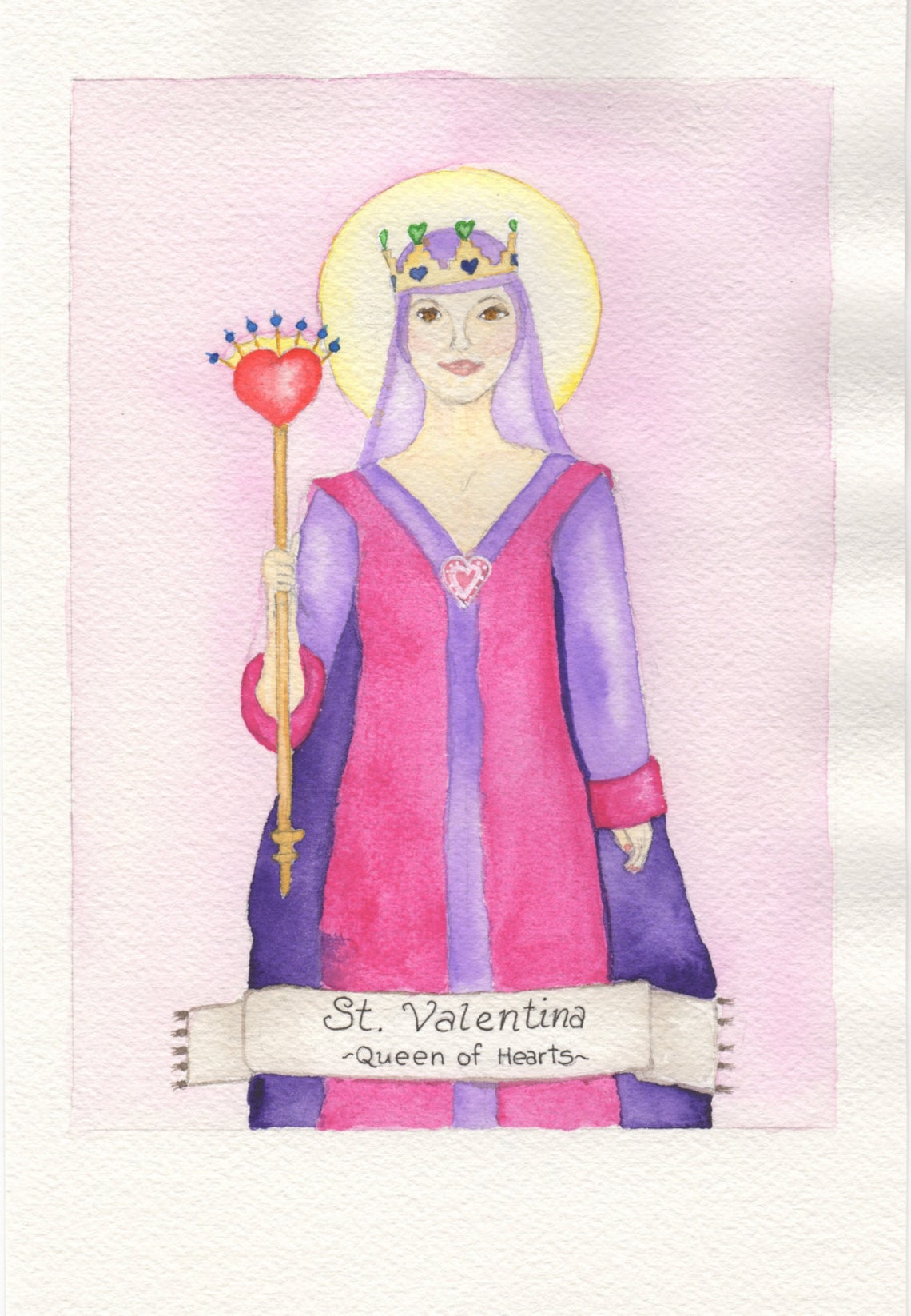 Saint Valentina Patron Saint of Love and Chocolate Etsy