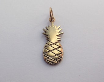 anhänger ANANAS silber GOLD