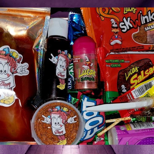Chamoy Pickle Kit Deluxe Tik Tok Trending Alamo Candy Co Etsy Canada