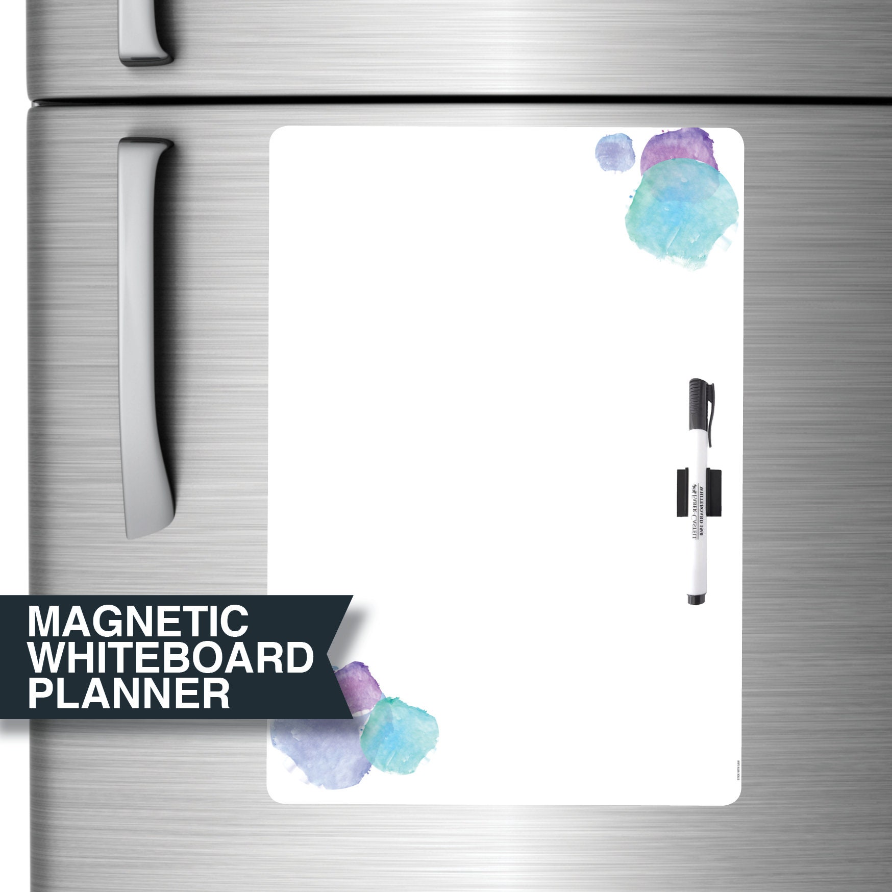 2-Wochen-Planer magnetisches Whiteboard Slim inkl. magnetische