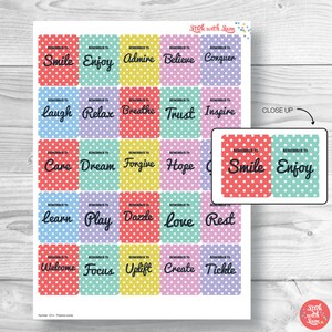 Inspirational Printable Stickers Positive &amp; Motivation Printable ...