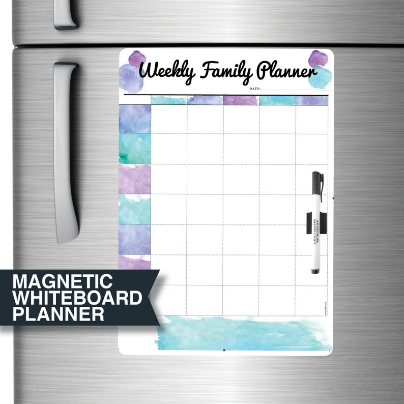 dry-erase-board-magnetic-planner-calendar-weekly-family-etsy