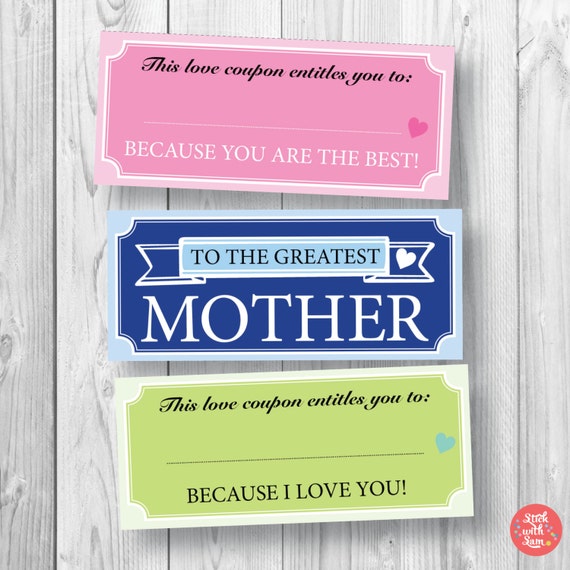 Print Off a Free Mother's Day Coupon Book