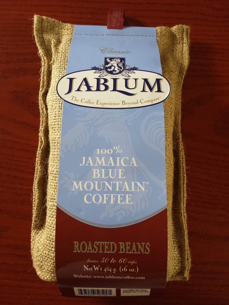 Jablum 100 Jamaican Blue Mountain Coffee Roasted Beans 16oz Etsy