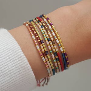 Miyuki Beads Bracelet Morse Code Customizable V3 'sea - Etsy