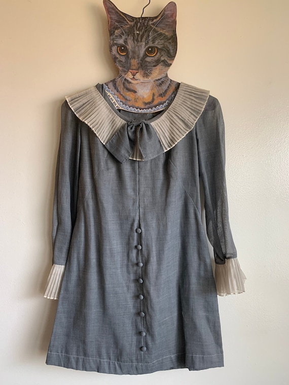 1960’s Ruffle Collar Dress - Handmade