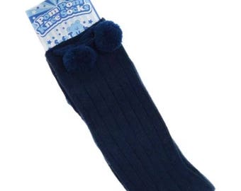 Baby soft cute knee high baby socks 0-3 Romany style 3-6 6-12 months Spanish