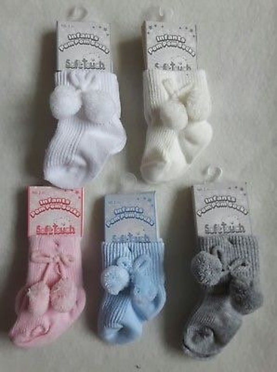pom pom baby socks