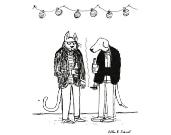 Cat & Dog Print