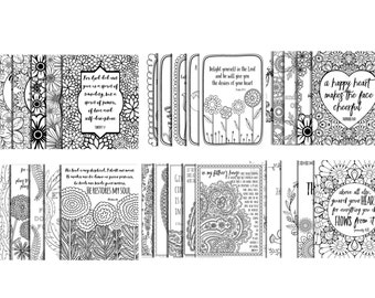 Everything in the whole store! 80 page mega Bible verse coloring pack 8x10 jpegs printable downloads adult coloring