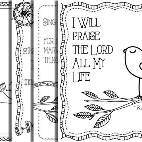 Bible Verse Coloring Page Colossians 3:15 Printable Bible | Etsy