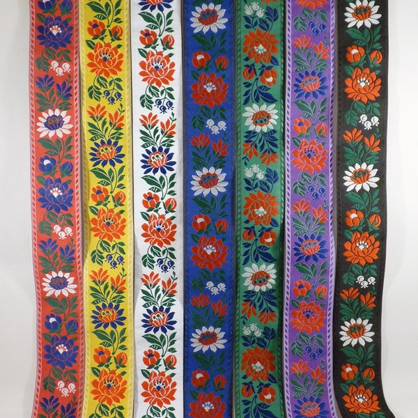 35mm Wide Traditional Czech Slovak Folk Ribbon