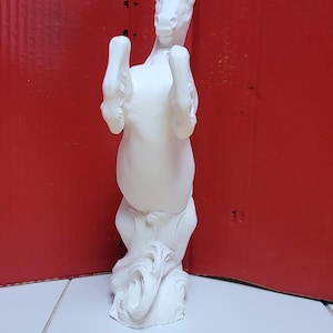 Rearing unicorn bisque ready to paint
