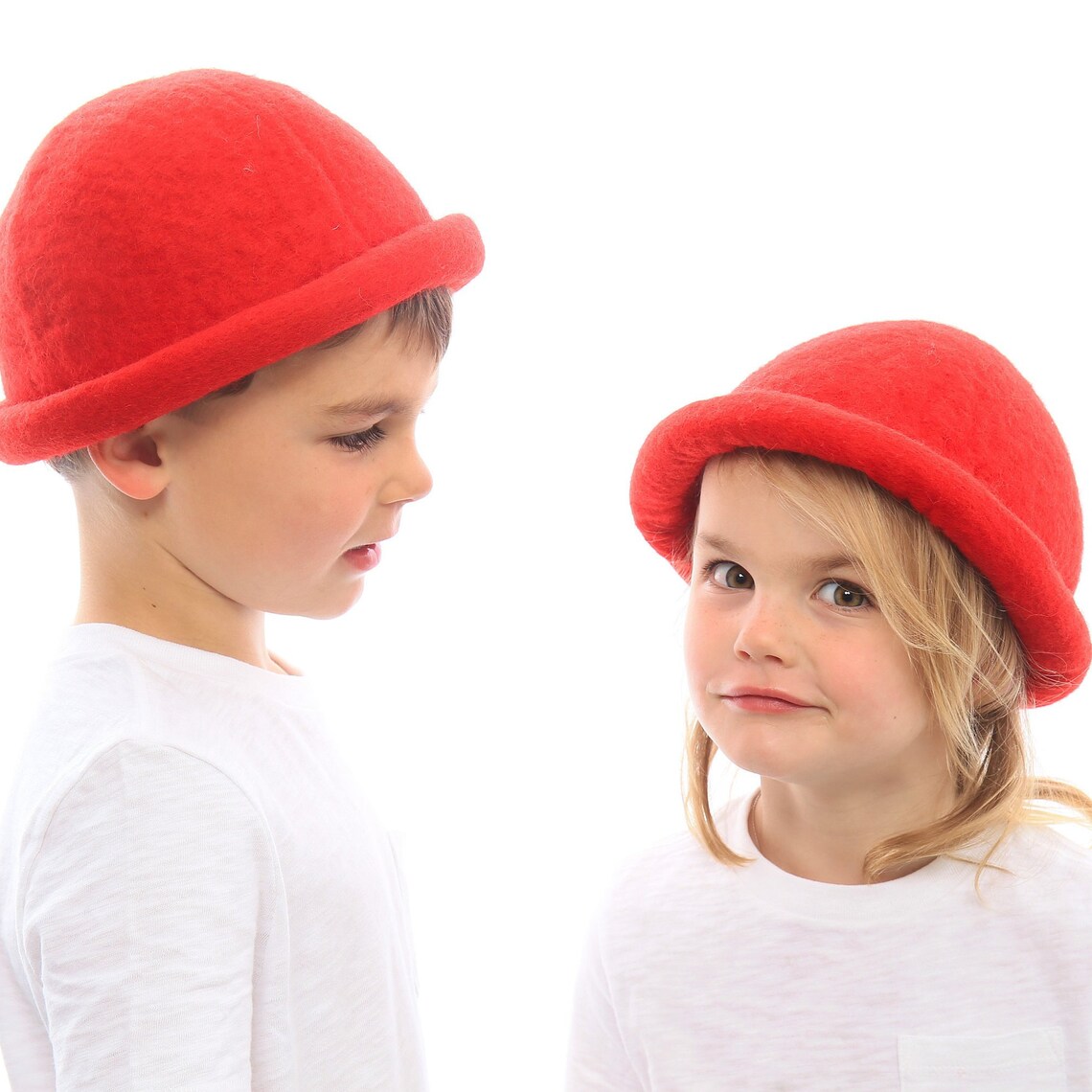 Red Wool Juggling Hat Etsy