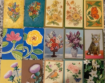 Vintage playing cards for Crafting bundle of 22