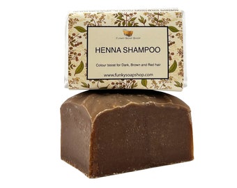 Henna Shampoo Bar, 100% Natural Handmade 120g