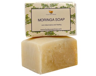 African Moringa Soap Bar 100% Natural Handmade 120g