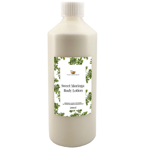 Sweet Moringa Body Lotion, 100% natuurlijk en handgemaakt, 500ml