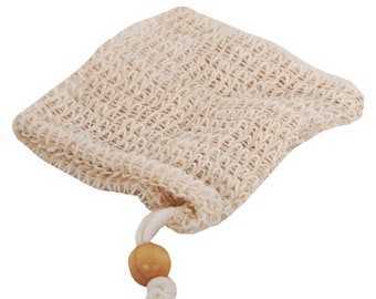 Sisal Soap Pouch, 100% Natural Fibre