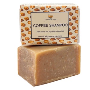 Coffee Shampoo Bar, 100% Natural Handmade, 120g