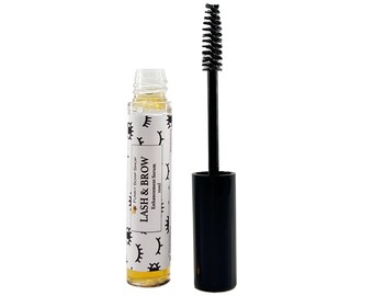 Lash & Brow Enhancement Serum, Schwarzes Rizinusöl, 10ml