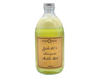 Jojoba Oil & Lemongrass Bubble Bath, 500ml