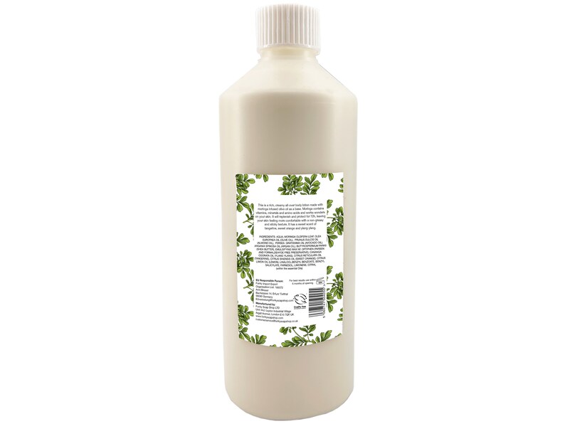 Sweet Moringa Body Lotion, 100% Natural and Handmade, 500ml image 2