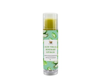 Aloe Vera Butter & Rosemary Lip Balm, 5g