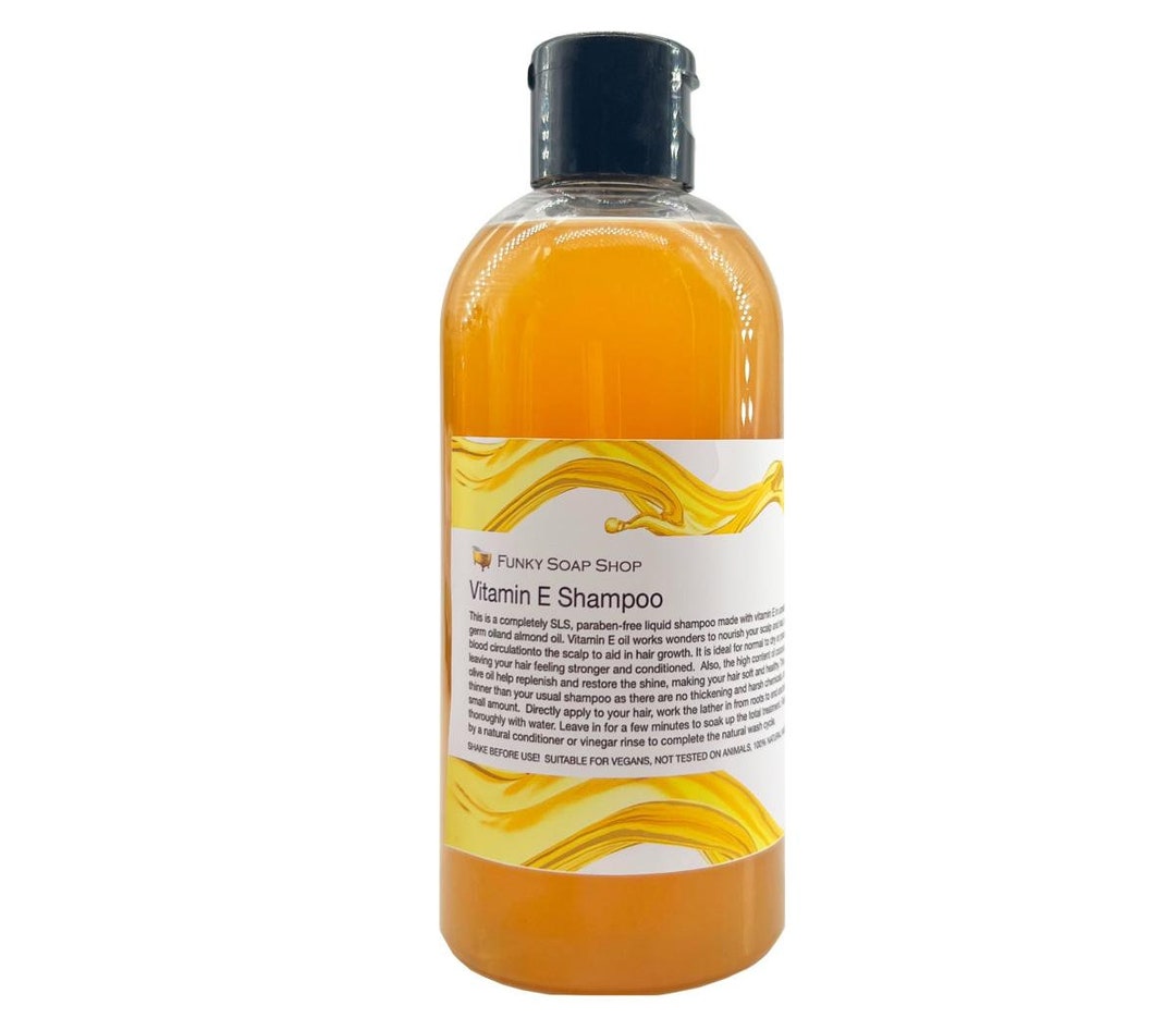 Vitamin E Moisturising Liquid Shampoo 100 Natural 150ml Etsy