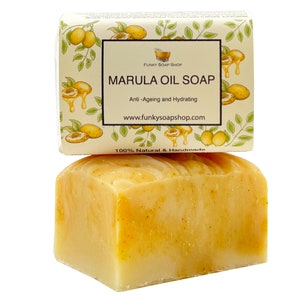 Marula (Africa's Miracle Oil) Soap, 100% Natural Handmade, 65g