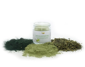 Matcha Detoxifying, Botanical Powder Face Mask, 40g