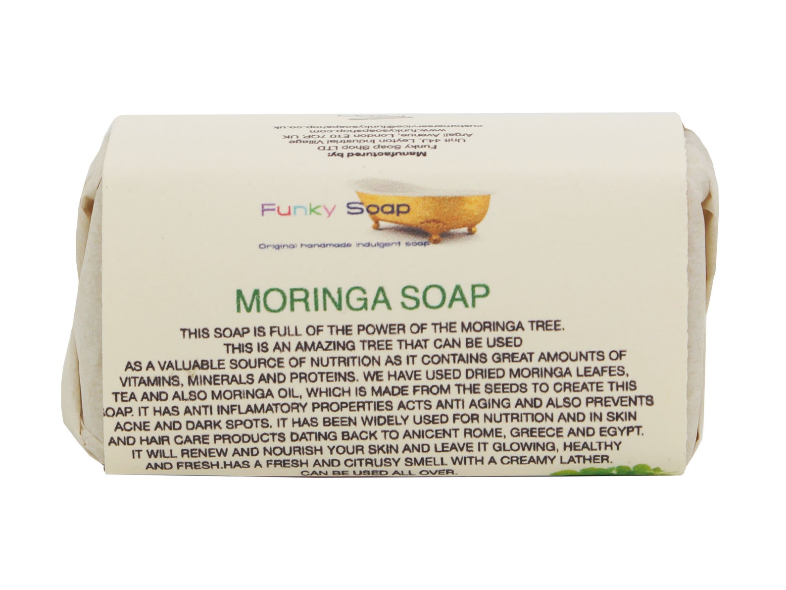 1 piece Moringa Soap 100 Natural Handmade 65g Etsy