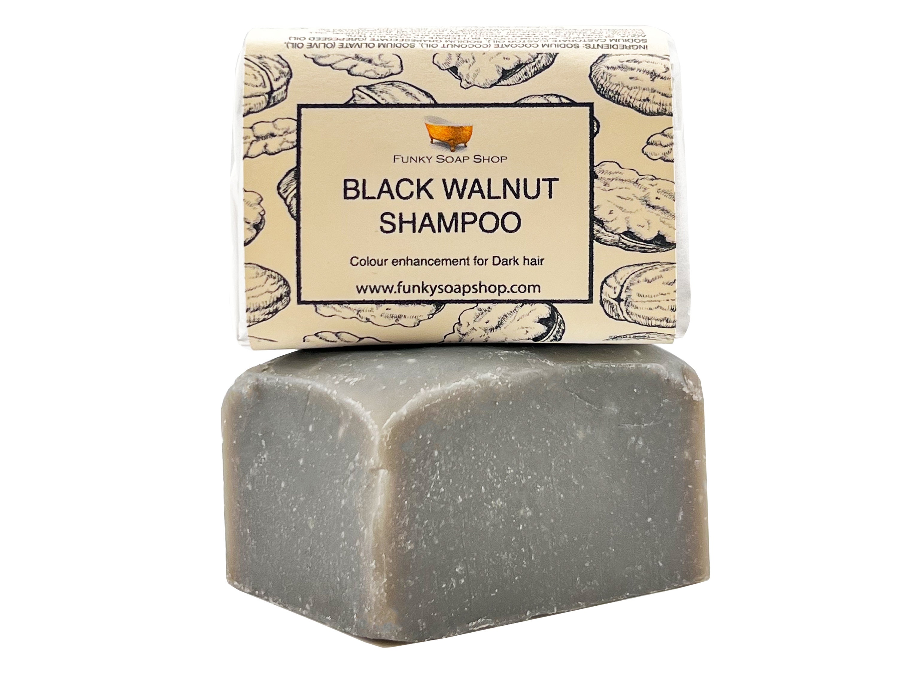 plus Vergemakkelijken wijsvinger Zwarte Walnoot Shampoo Bar 100% Natuurlijk Handgemaakt 120g - Etsy Nederland