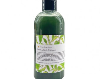 Nettle and Herb Liquid Shampoo 100% Natural SLS Free 150ml