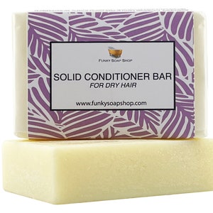 Solid Conditioner Bar For Dry Hair, 1 Bar of 95g image 1