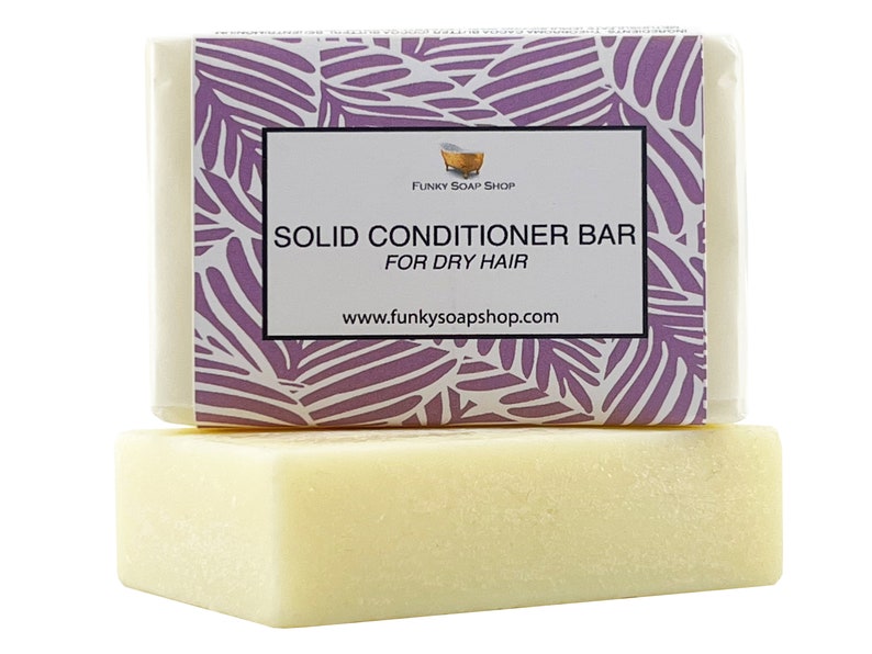 Solid Conditioner Bar For Dry Hair, 1 Bar of 95g image 1