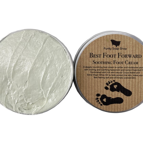 Wohltuende Fußcreme "Best Foot Forward", 1 Wanne 70g