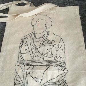Agust D Daechwita double sided tote bag