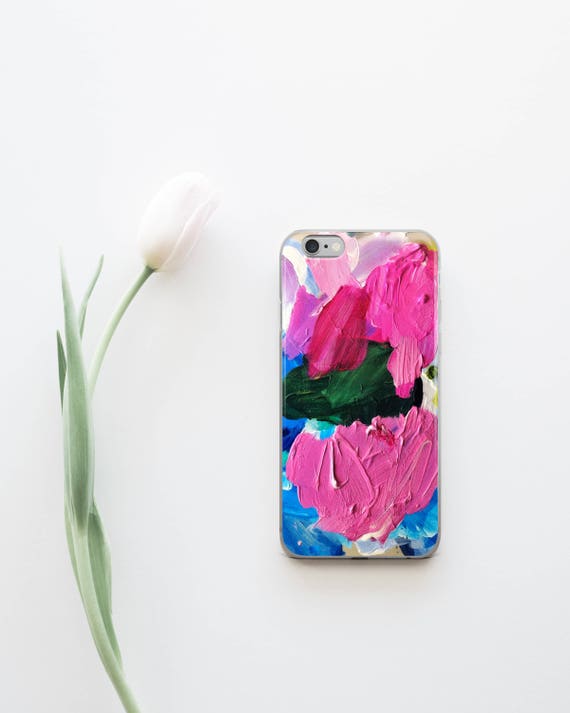 Artistic Phone Case Artsy iPhone Case Pink iPhone 7 Case Etsy