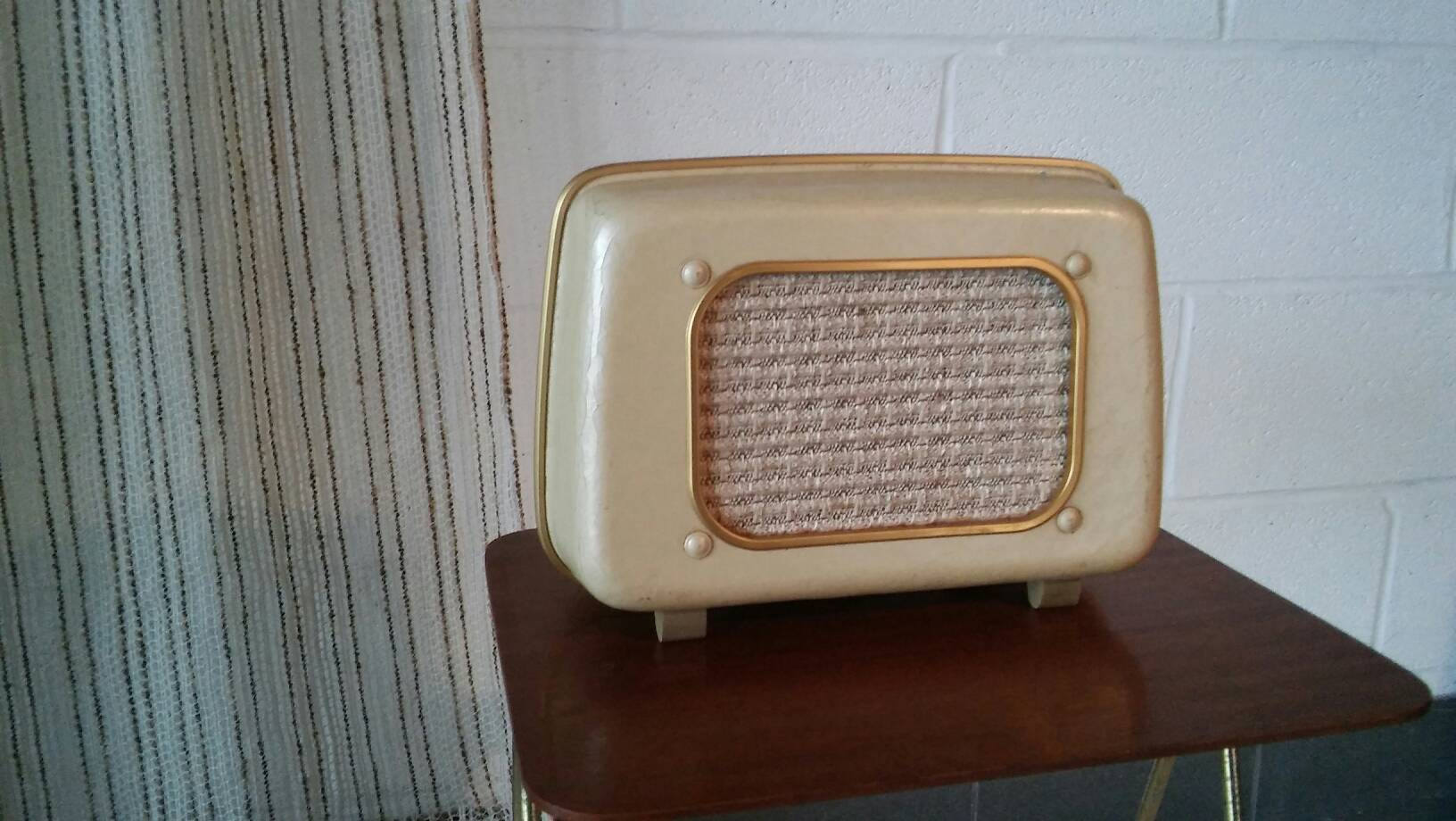 Ancienne Enceinte Vintage, Basf, Or, Hifi, Années 50 60. Déco Scandinave, Dore Disques Vinyls