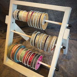 Ribbon Spool Organizer Rack- Craft