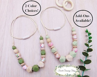 Silicone Nursing Necklace - Breastfeeding Necklace - New Mom Gift - Baby Shower Gift - Breastfeeding Jewelry - Nursing Mom Gift