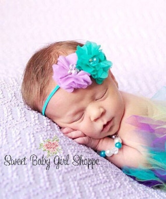 mermaid headband baby