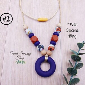 Breastfeeding Necklace Nursing Necklace Silicone New Mom Gift Baby Shower Gift Breastfeeding Jewelry Breastfeeding Gift Necklace #2